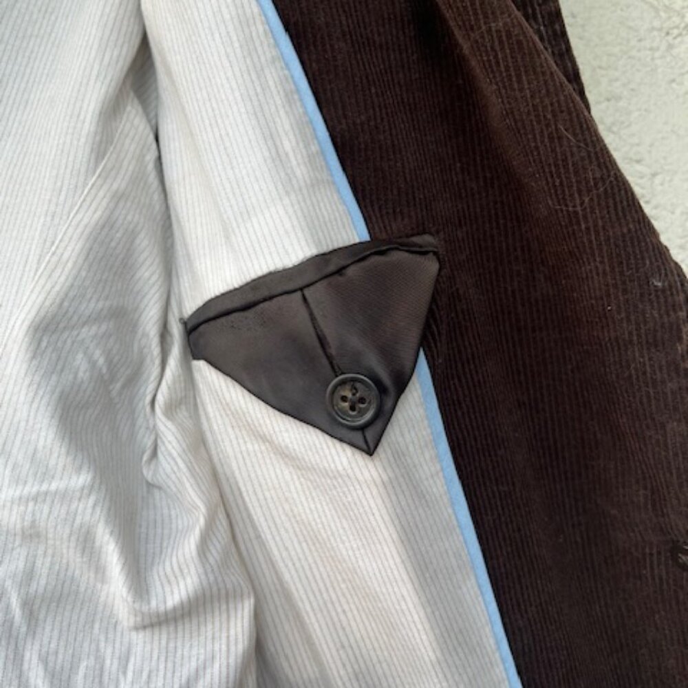 Vintage J. Crew Chocolate Brown Corduroy Blazer – new with tags - Picture 7 of 10
